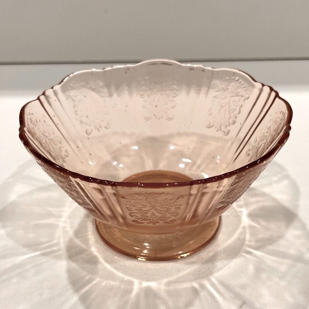 🥳BOGO! MacBeth Evans "American Sweetheart" Low Footed Sherbet Dessert Bowl.